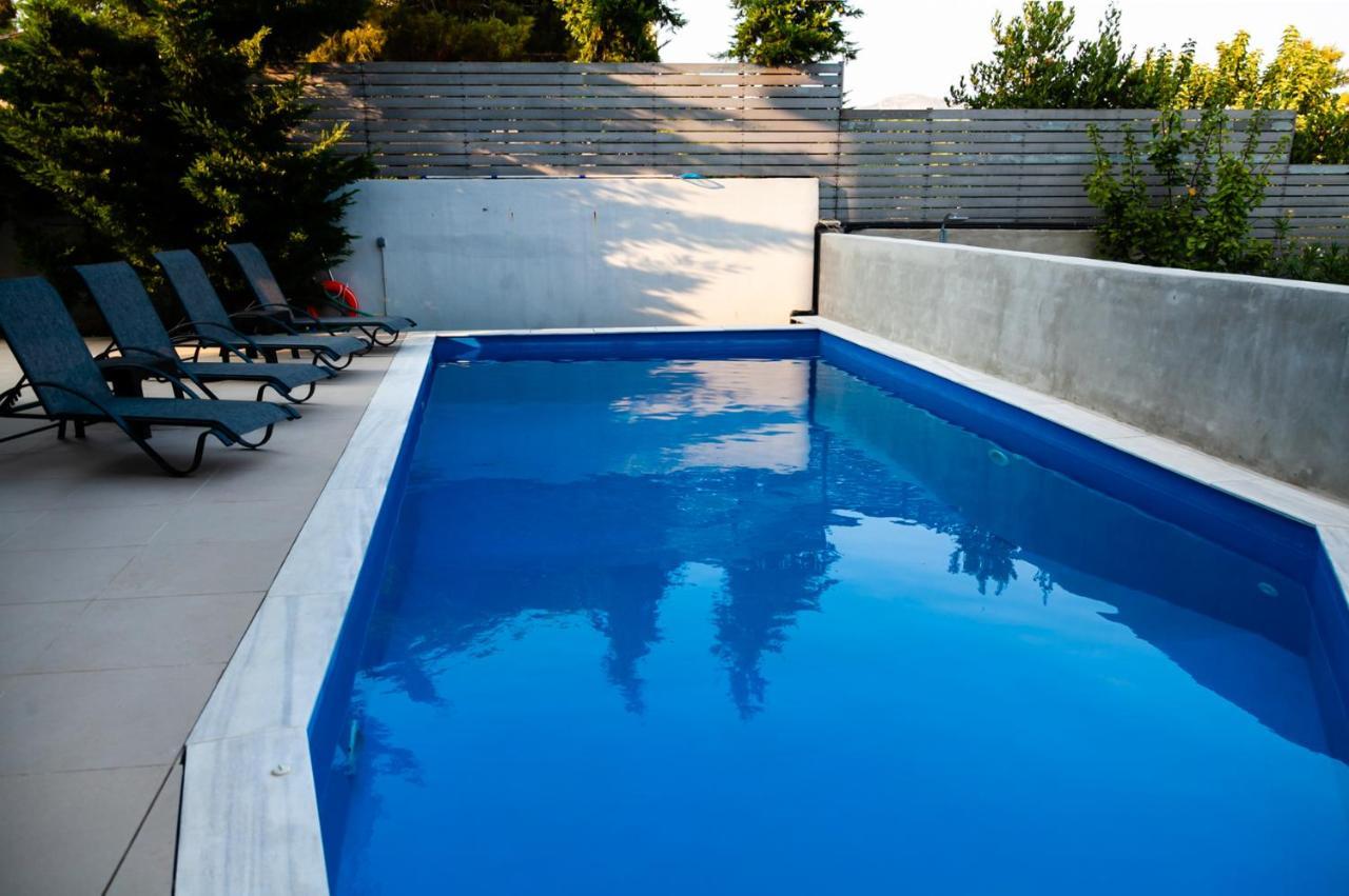 Seaview Pool Villa Near Beach And Athens Airport Porto Rafti Exterior photo