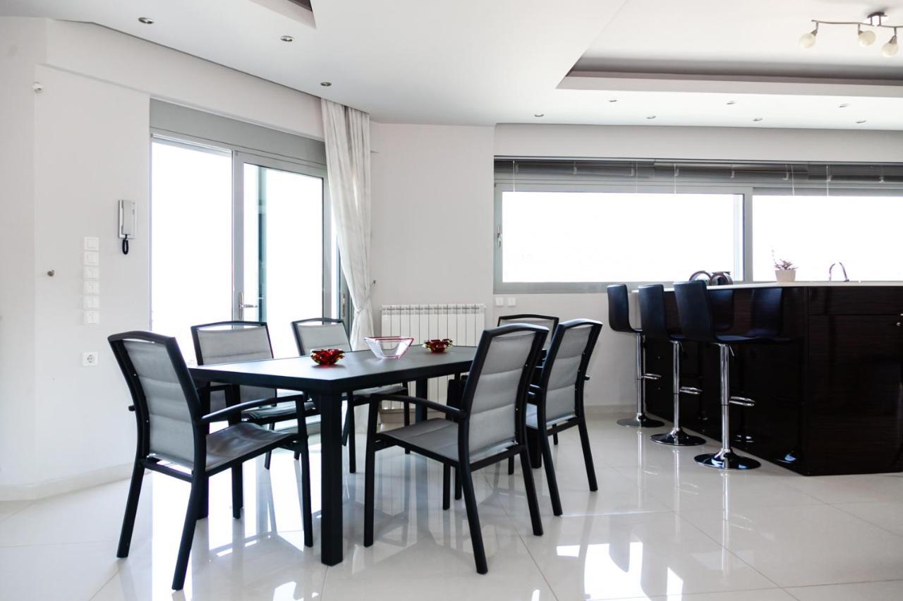 Seaview Pool Villa Near Beach And Athens Airport Porto Rafti Exterior photo
