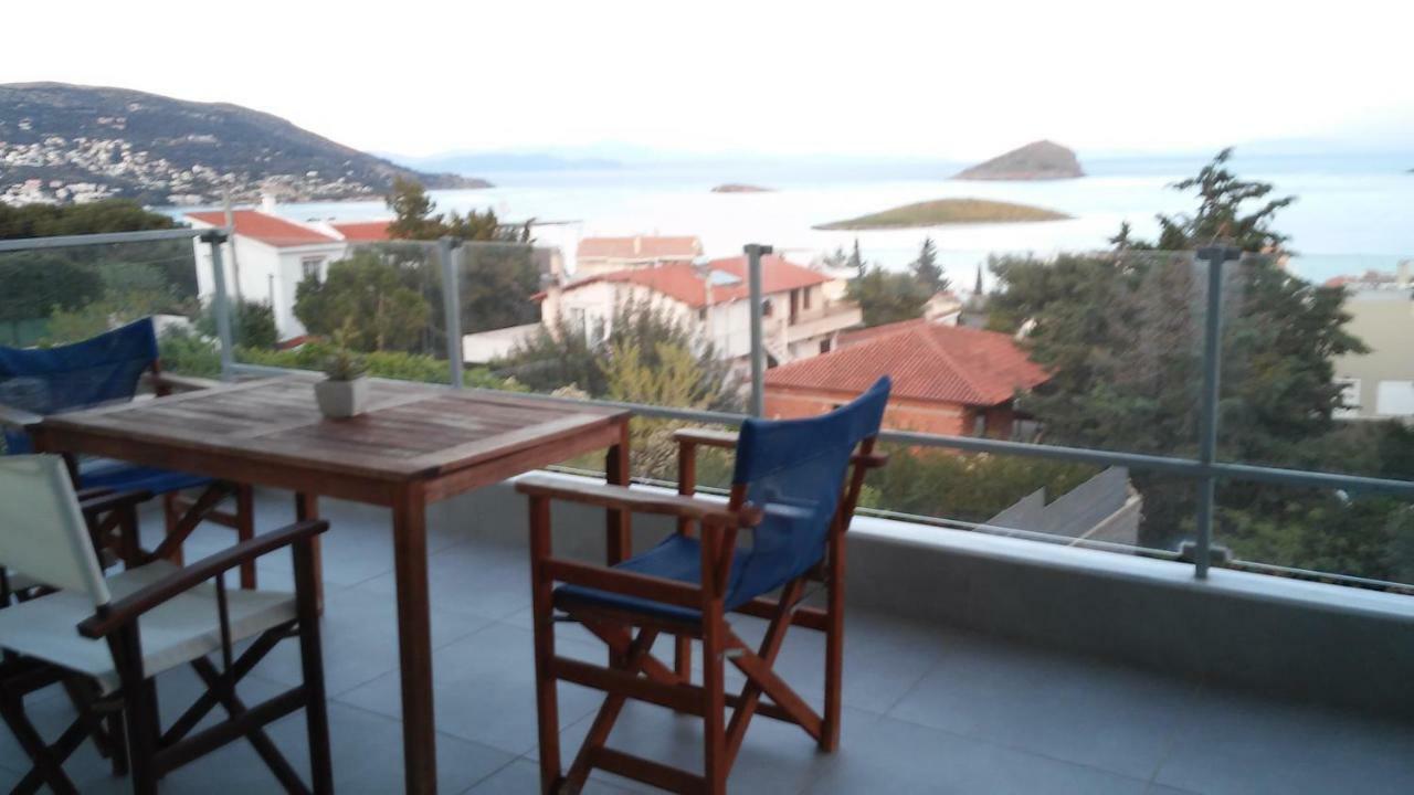 Seaview Pool Villa Near Beach And Athens Airport Porto Rafti Exterior photo